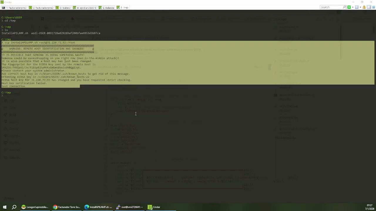 Instalacion Mediante Script API 2026 Entorno LAMP