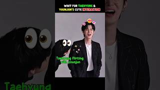 V & Younjun's cute interaction ☺️🎀 #unfrezzmyaccount #viral #v #taekook #younjun