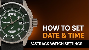 #fastrack #How to #Time #Date #Settings #Multifunction #men #watch #pranavawatchgallery #