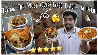 Trying the Most Hyped Food in Delhi || Billu’s Hut, Raju Chur Chur Naan and many more 🫣🫡🥲😅