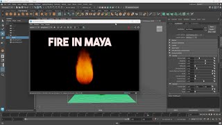 Basic Fire FX in Maya Fluid | Tutorial