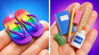 स्कूल के लिए छोटी हस्तकला 🎒✨| वाइरल मिनी DIYs और आसान हैक्स जो आपको जरूर आजमाने चाहिए!