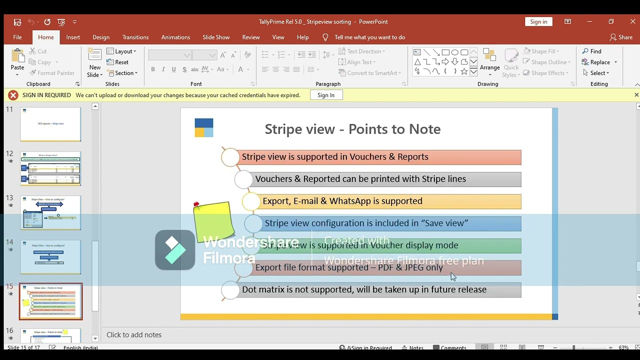 Tally Prime 5.0 Release Stripe View.