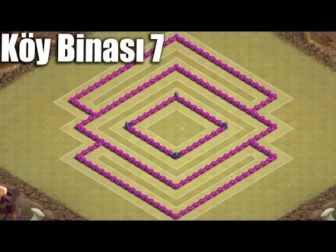 Clash of Clans - 7. Seviye Köy Binası Klan Savaşları Düzeni