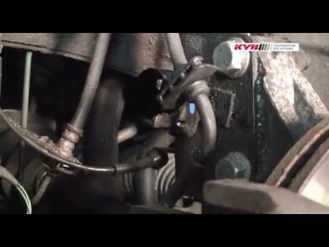 Renault Laguna III - FRONT - Передние амортизаторы KYB установка Renault Laguna III - FRONT - Передние амортизаторы KYB установка