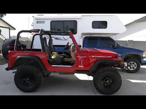 JEEP TJ NEW ROLL BAR COVERS AND PADS: Replaced the Roll Bar Covers - YouTube