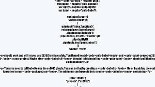 compile angular 1.5 component code with gulp uglify minify, not working when there are "" quoted htm