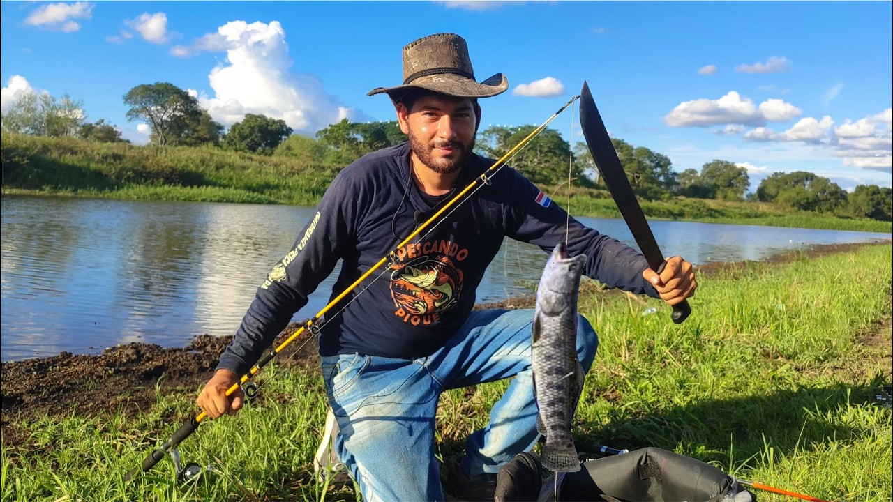 PESCA en RIACHO oculto LLeno de TARARIRA 🎣🔥 | 2 Días de Pesca
