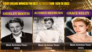 Every Oscars Winners For Best Actress | 1929 - 2023