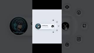 Modern Profile Card UI Design | Coding Shorts 🚀