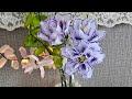 Realistic Ribbon Flower 💜 | Easy DIY Handmade Gift 🎀