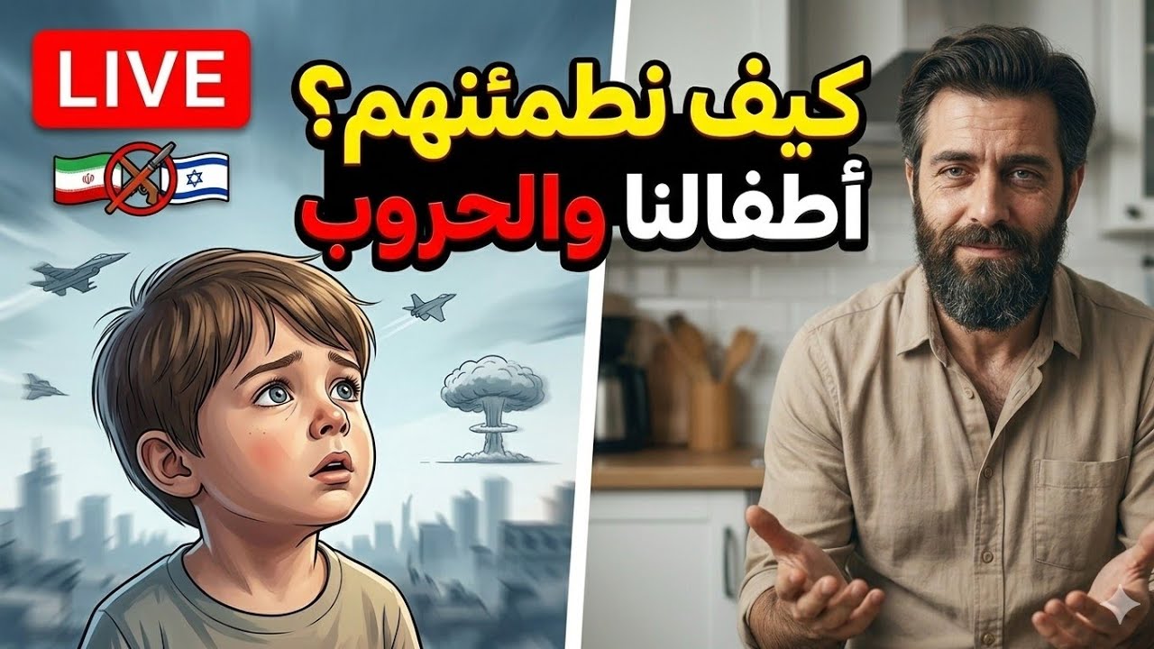 أطفالنا والحروب. كيف منحمي قلوبهم من الخوف. دليلكم العملي