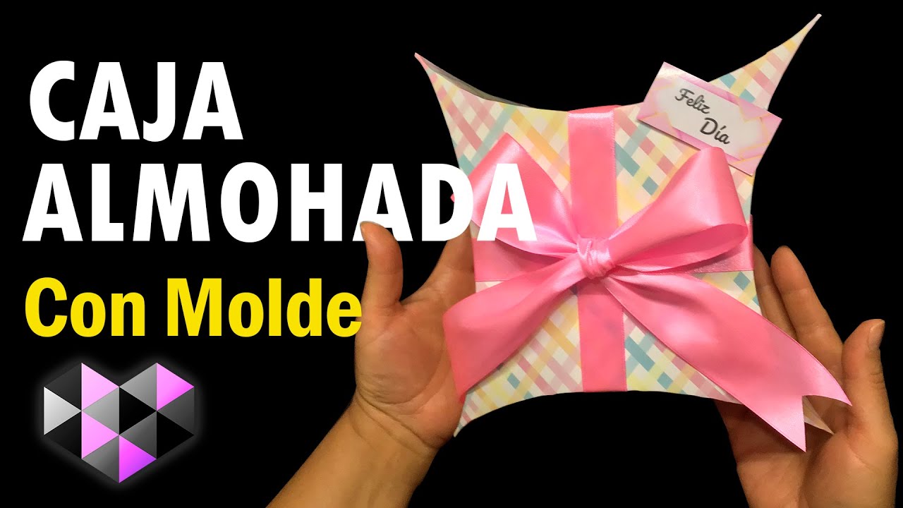 Tutorial cómo hacer cajita almohada con molde - Tips Papeleros