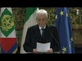 Mattarella all'incontro con i Magistrati ordinari in tirocinio