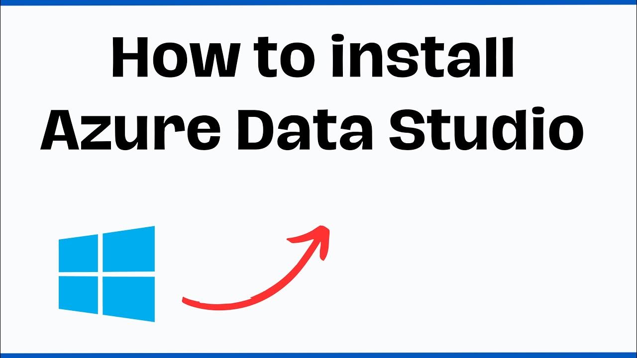 How to install Azure Data Studio Azure data studio download and