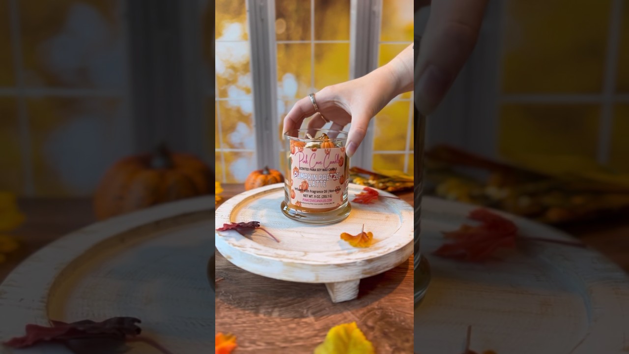 Pumpkin Pretzel Latte Candle 