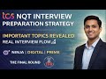 TCS NQT Interview Preparation | Important Topics, Real Interview Flow (Ninja, Digital, Prime)