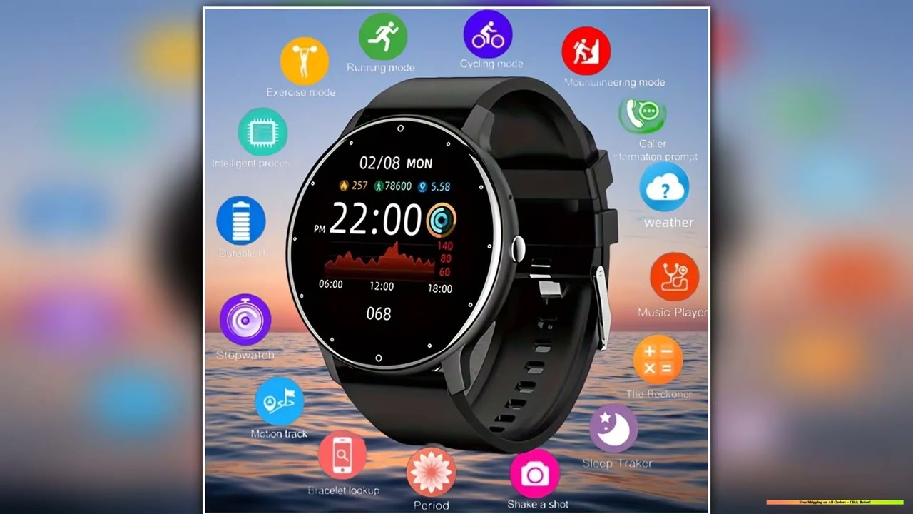 LIGE Smart band Watch Men Realtime Weather Forecast Activity Tracker Watches Sports Ladies Smart Wa