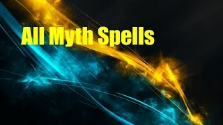 All Wizard101 Myth Spells 2015