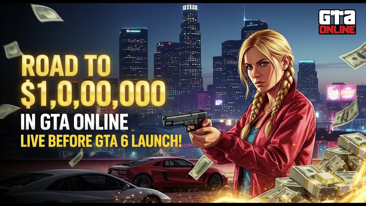 🔴 Road to $1,000,000 in GTA Online | Live Stream Before GTA 6 Launch! 