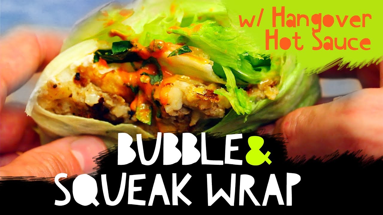 Bubble & Squeak Wrap with Hangover Hot Sauce | Life Saving Leftovers