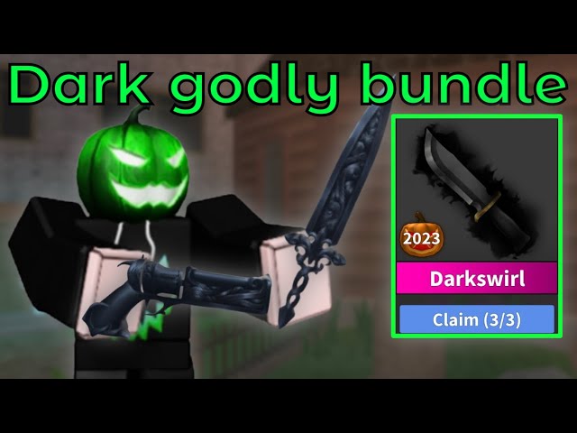 Bundle Darkness Pour Murder Mystery 2 (MM2) Sur Roblox - Code Digital - Comme Neuf - Paiement PayPal Uniquement