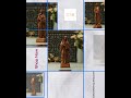Saint Thérèse of Lisieux Wooden Statue Antique Catholic Decor Little Flower Figurine Christian Gi...