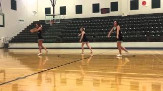 2015 Burnet High School Cheer Tryout (Part 2 with music)