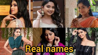 Zee Telugu Actress Namesserial Actress Real Names