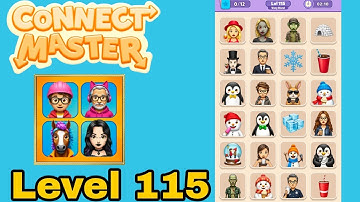 Connect master match puzzle level 115 solution walkthrough 
