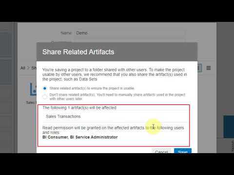Propagate Permissions to Related Artifacts of a Project