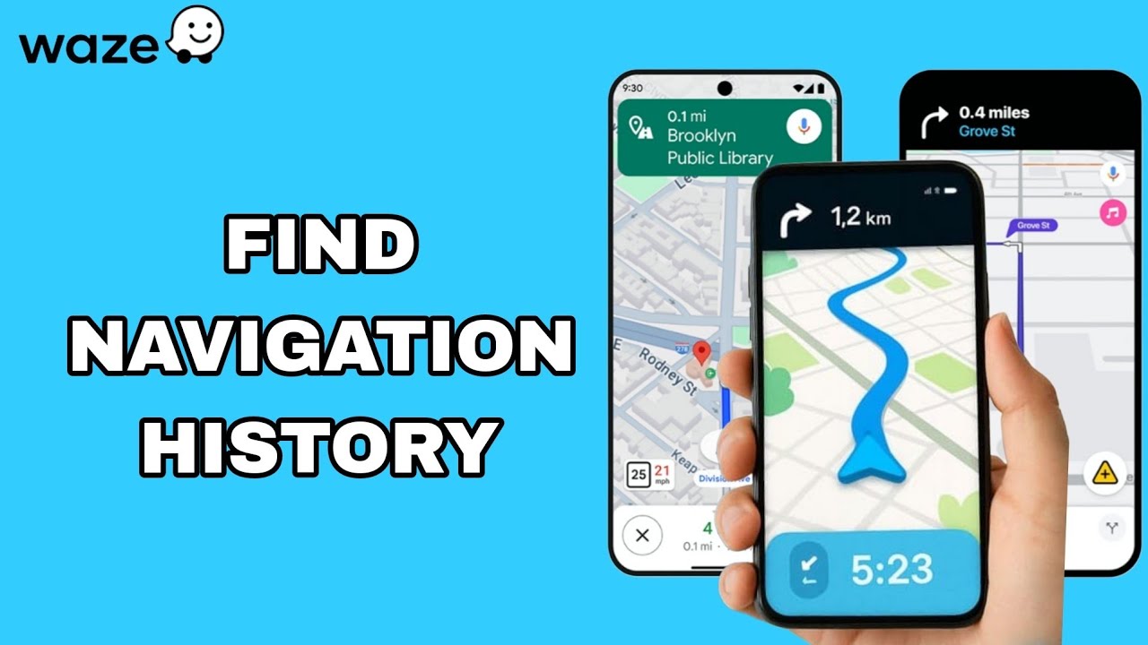 How To Find Navigation History On Waze App | Step By Step