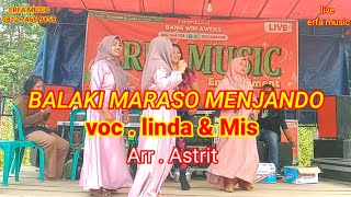balaki raso menjando~official video music@erfa music channel~linda&mis~ERFA MUSIC Live