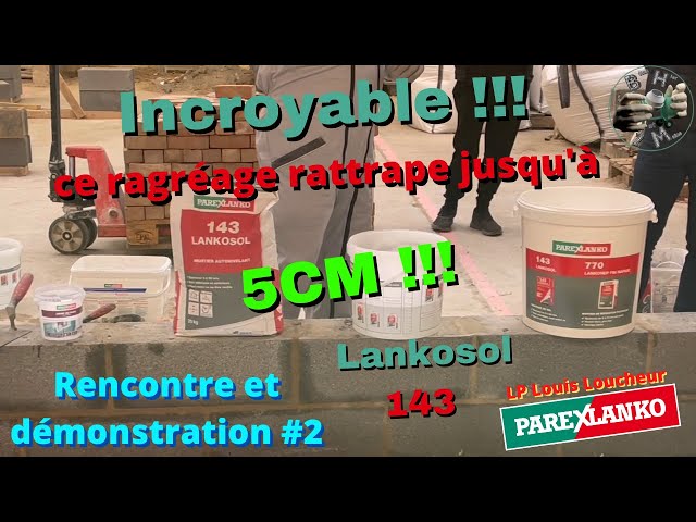 Mortier de ragréage autonivelant 133 LANKOSOL MINCE - sac de 25kg 