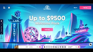 Las Atlantis 280% Bonus Up To 14000€ Welcome Bonus Code Review 2023