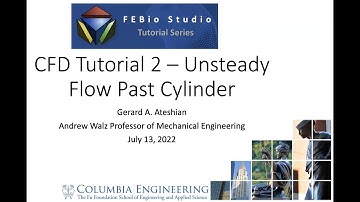 CFD Tutorial 2 - Unsteady Flow Past Cylinder