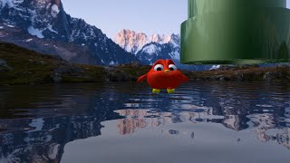 Swanky Bird HD: Flappy Bird with Modern 3D Graphics screenshot 1