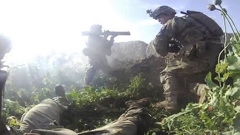 Rocket Backblast Sends Soldier Flying