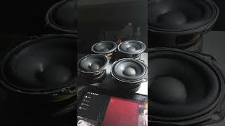4 beefy 3inch speakers!.#bass #basstest #fyp #fresh n rebel #excursion #subwoofer