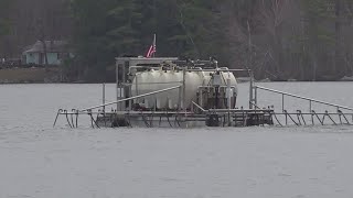 Togus Pond in Augusta gets chemical treatment in effort to stop algae blooms