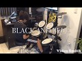 LUNA SEA BLACK AND BLUE DRUM COVER