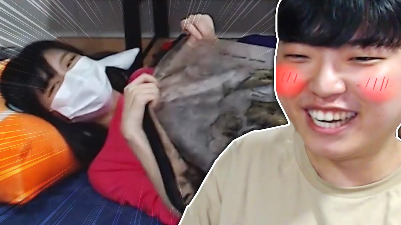 삐부를 제 위에 눕혔습니다;ㄷㄷ