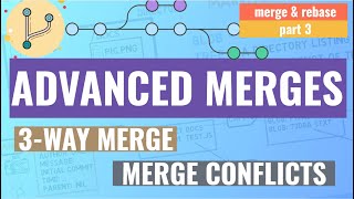 Advanced Merges (3-way merge, conflicts) (merge & rebase series - part 2)