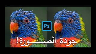 Save Image Quality - المحافظة على جودة الصورة من البكسلة بالفوتوشوب