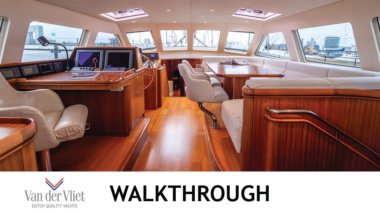 ⁣For Sale | Nordia Van Dam 80 Ketch | Van Der Vliet Quality Yachts | yachtsforsale.nl