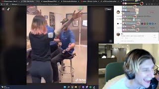 xQc Dies Laughing at This TikTok