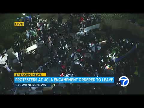 Live: Pro-Palestinian Protesters Remain At Ucla Despite Police Orders To Leave