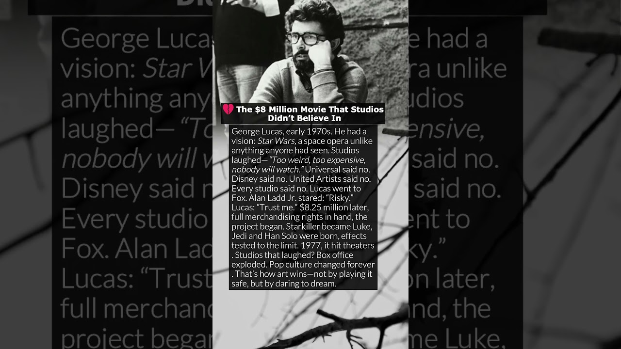 💔 The $8 Million Movie That Studios Didn’t Believe In