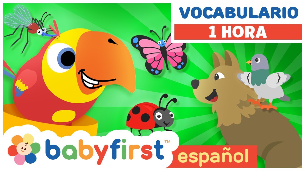 Nuevas Palabras con Larry | Aprende Animales y más | Vocabulario para Niños | Baby First en Español