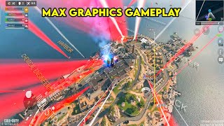 Call of Duty Mobile Rebirth Island Max Graphics Gameplay on Poco X7 Pro 